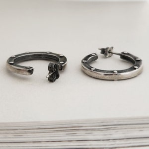 RIVETS Hoop Earrings - Etsy