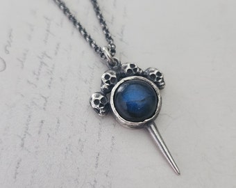 TEMPLE necklace with labradorite