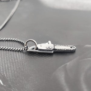 sale Mini CHAINSAW necklace image 4