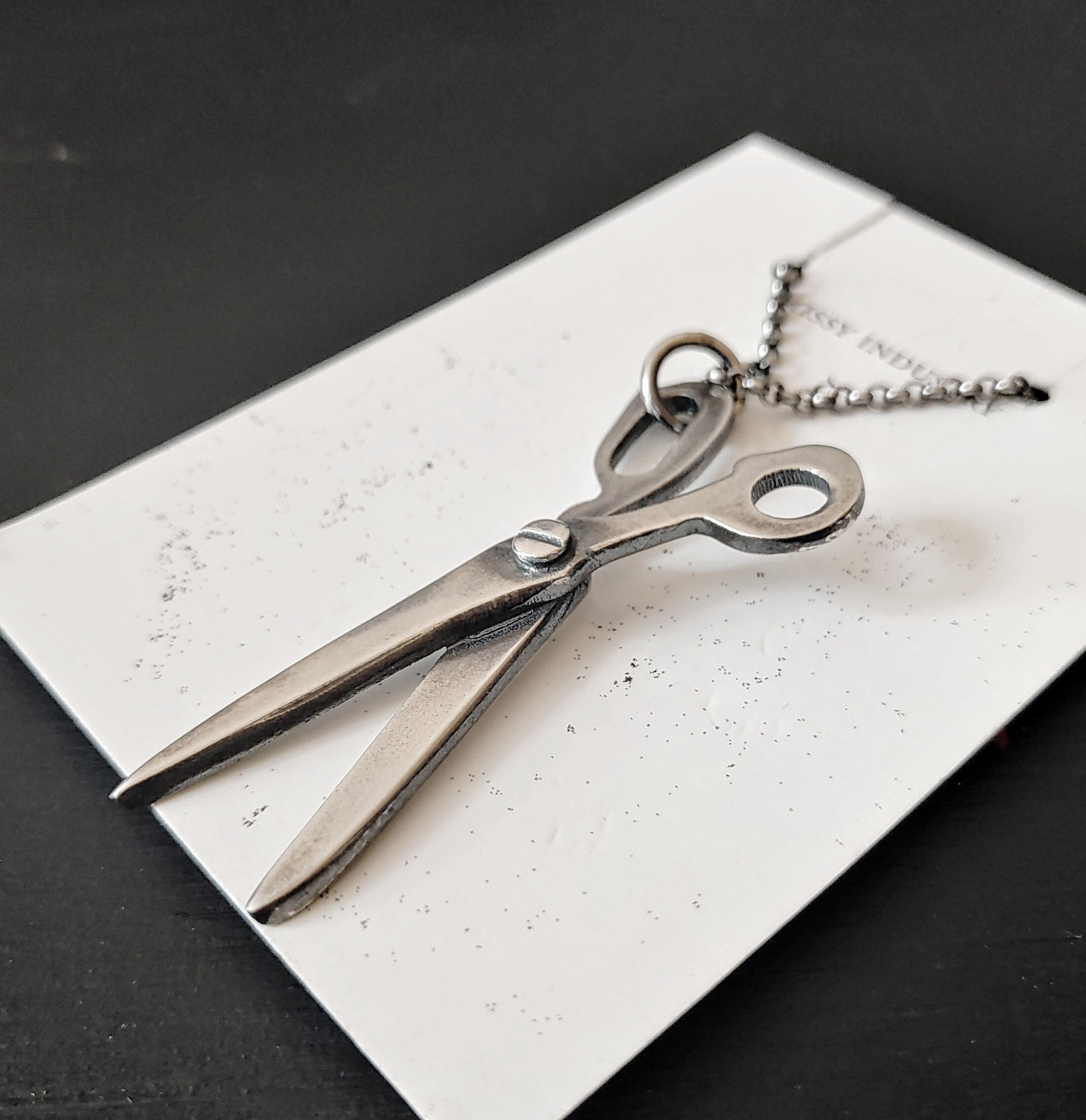 SHEARS Necklace Etsy