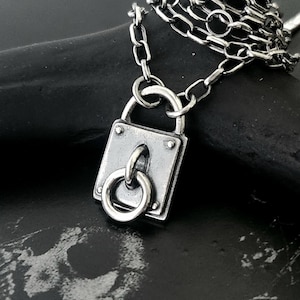 Sid Vicious Padlock Necklace - Etsy