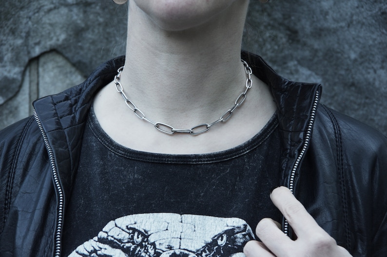 LIMBO thick silver chain