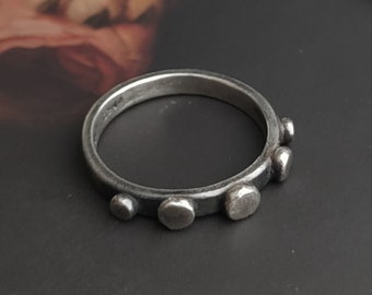 5AM silver ring