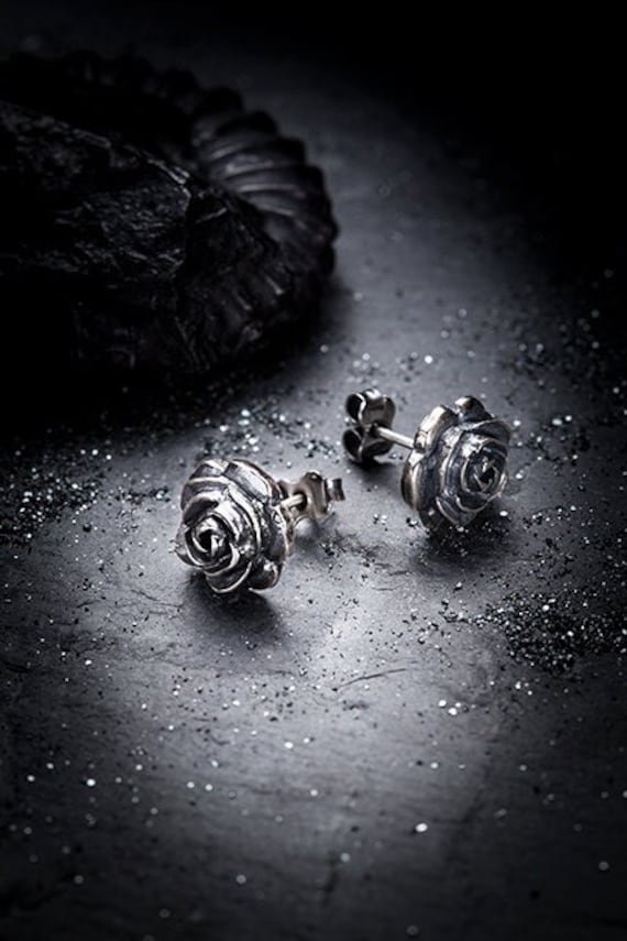 Rose Studs Shirts(Black)