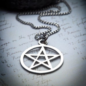 sale PENTACLE necklace image 1