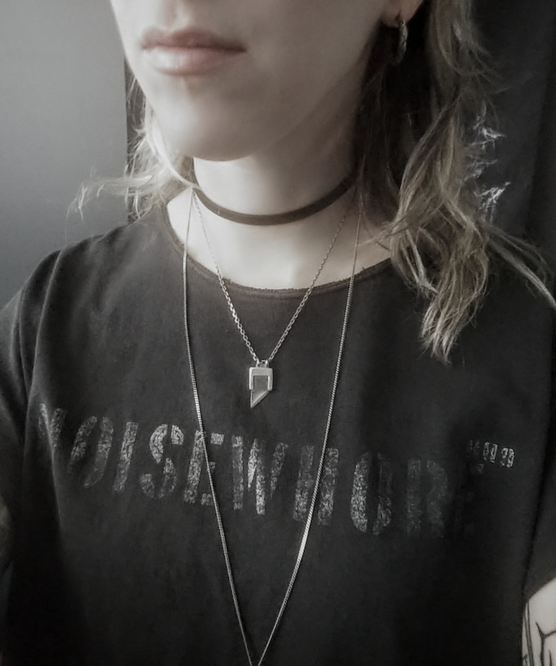 HEADS WILL ROLL  guillotine blade necklace image 3