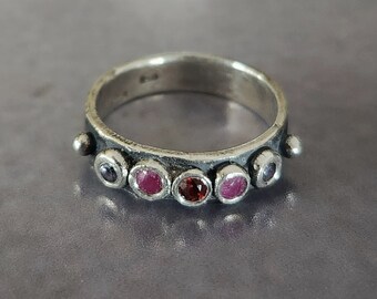 sale- RAINBOW ring size 7.5