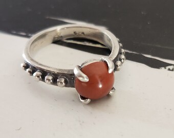 sale- RED DAWN ring size 7.5
