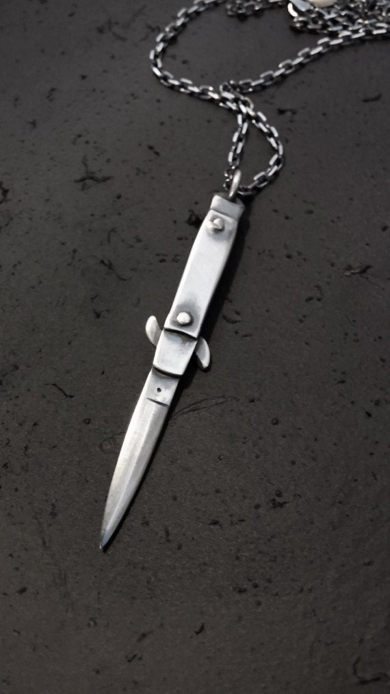 Switchblade necklace on sale
