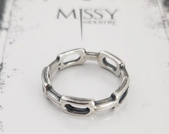 CHAIN LINK ring size 8