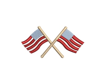 USA Flagge Stickdatei: 250th Dateien Anleitung Amerikanische Flagge Symbol Stickmuster (exp pes dst +) Digitaler Download