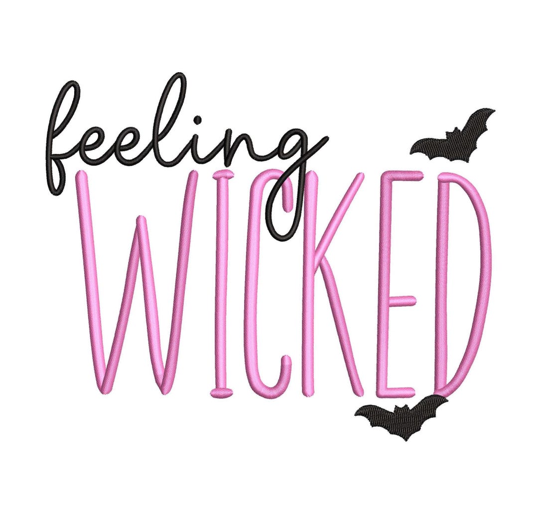 Feeling Wicked Notepad Feeling Wicked Halloween Embroidery Design - Etsy