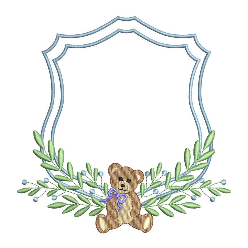 Green Rooftop Design Green Teddy Crest - Etsy