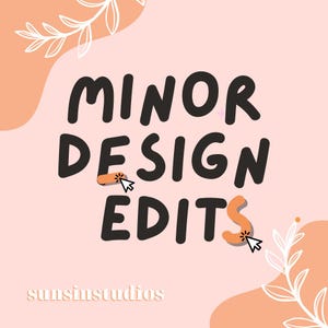 Ediciones de diseños de bordado (revisiones menores de diseños existentes)