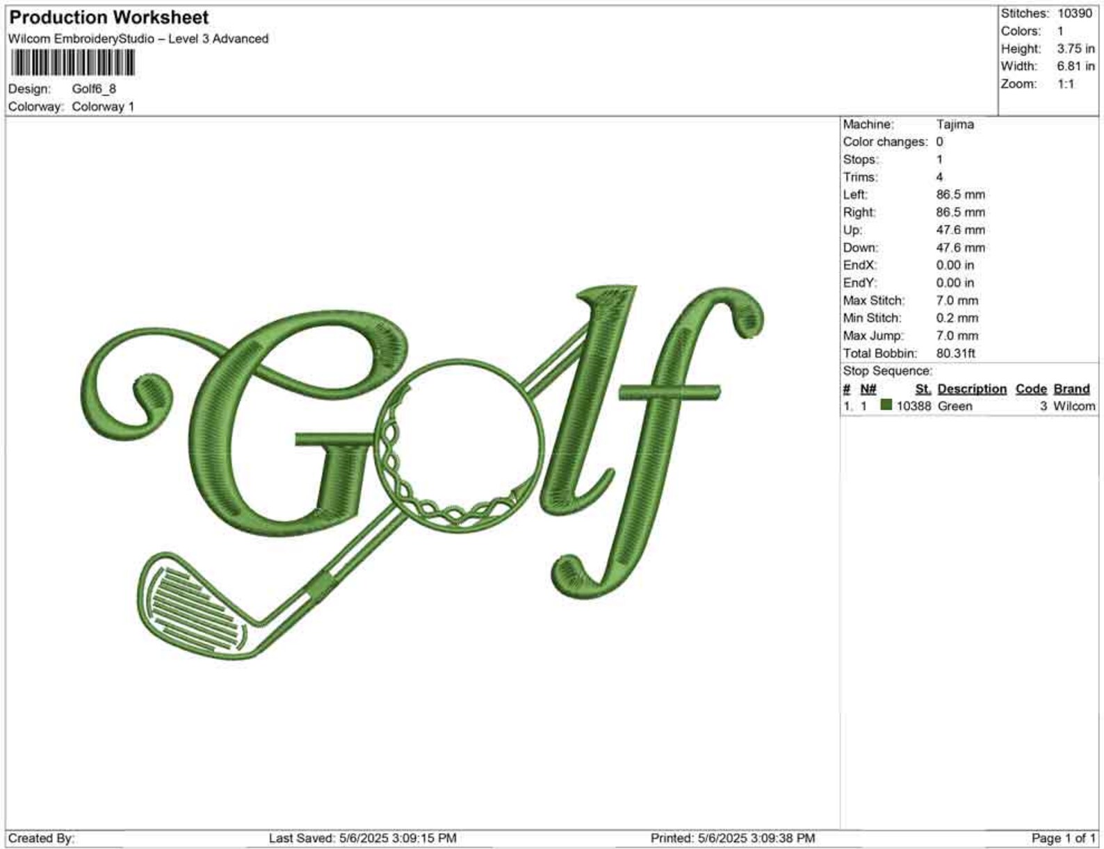 Golf Script Golf Embroidery Designs: Golfer Machine Embroidery Files Golf Script ...