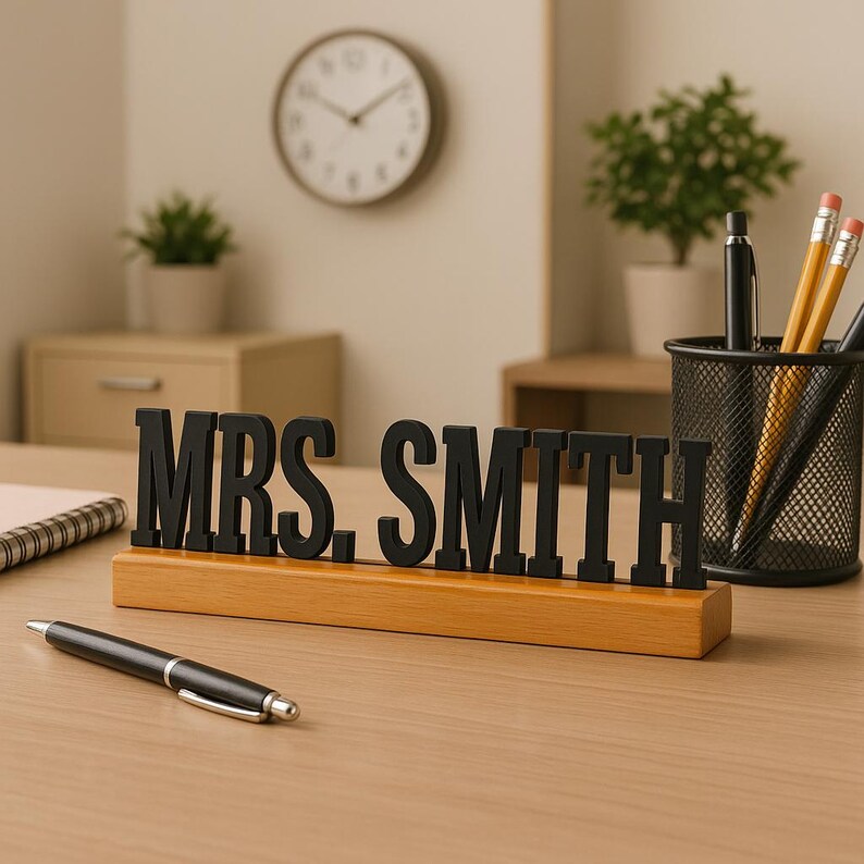 Personalized Desk Name Plate, Office Plaque, Custom Desk Name Plate ...