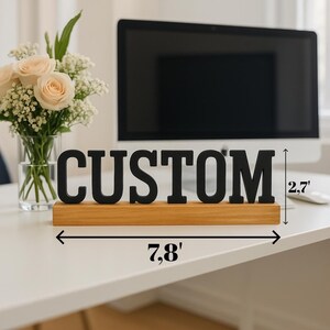 Personalized Desk Name Plate, Office Plaque, Custom Desk Name Plate ...