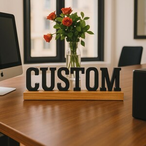 Personalized Desk Name Plate, Office Plaque, Custom Desk Name Plate ...
