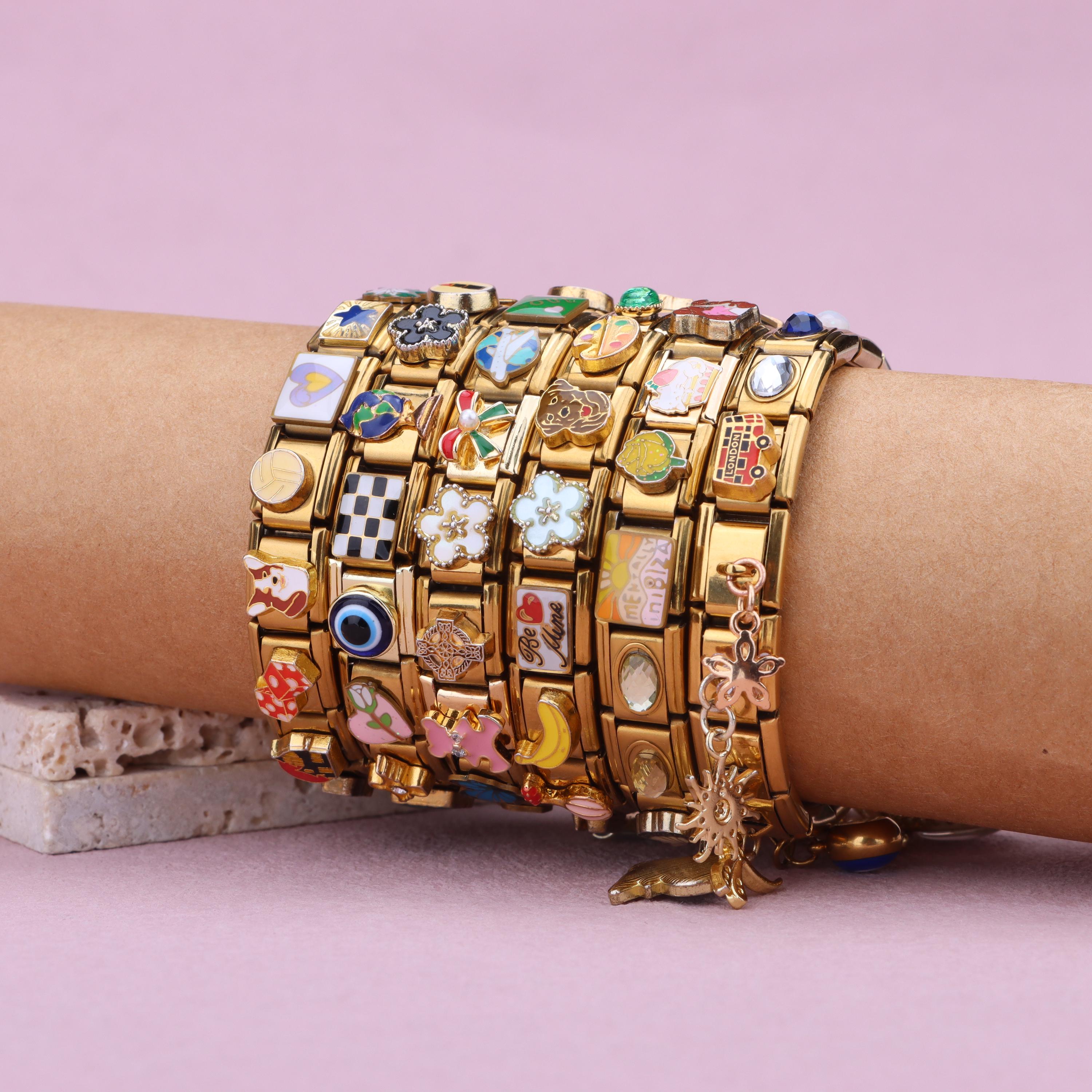 Calendrier De L'Avent Naler – 24 Bijoux à Monter Soi-même, Bracelet DIY, Charmes Et Perles, Cadeau De Noël Pour Enfant