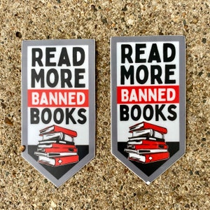 Read More Banned Books sticker | read more | decal