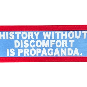 History vs Propaganda Banner - Protest -
