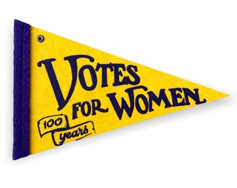 Votes for Women small pennant / ornament
