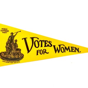 Votes for Women Suffragette Pennant | Feminist Gift | Lawyer Gift | feminism