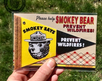 Smokey Bear Smokey dice banderín