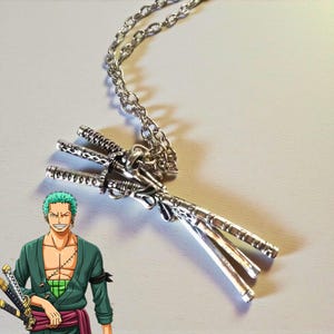 One Piece Zoro Necklace - Etsy