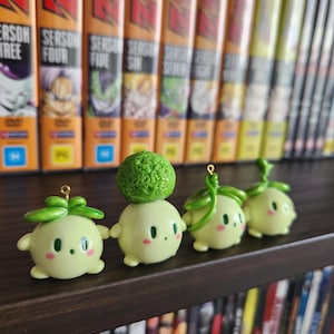 Copri monitor Leaf Brothers: accessori da scrivania e portachiavi in pasta polimerica fatti a mano