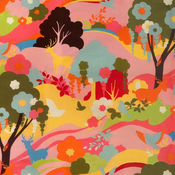 Oh Deer by Momo for Moda, Enchanted Forest in blossom, 1 yard