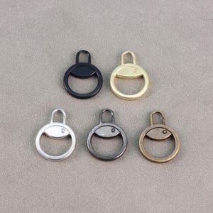 Metal Zipper Puller｜Lock Zipper Puller｜Handbag Zipper Repair Kit｜Zip Puller Tap Slider Pull｜Zipper Pull Replacement