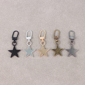 Metal Zipper Puller｜Star Zipper Puller｜Handbag Zipper Repair Kit｜Zip Puller Tap Slider Pull｜Zipper Pull Replacement