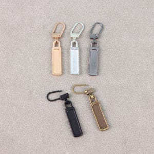 Zip Puller Tap Slider Pull｜Rectangle Zipper Puller｜Zipper Pull Replacement｜Nylon Zipper Pulls｜Zipper Head Pull-Tab Hardware Repair
