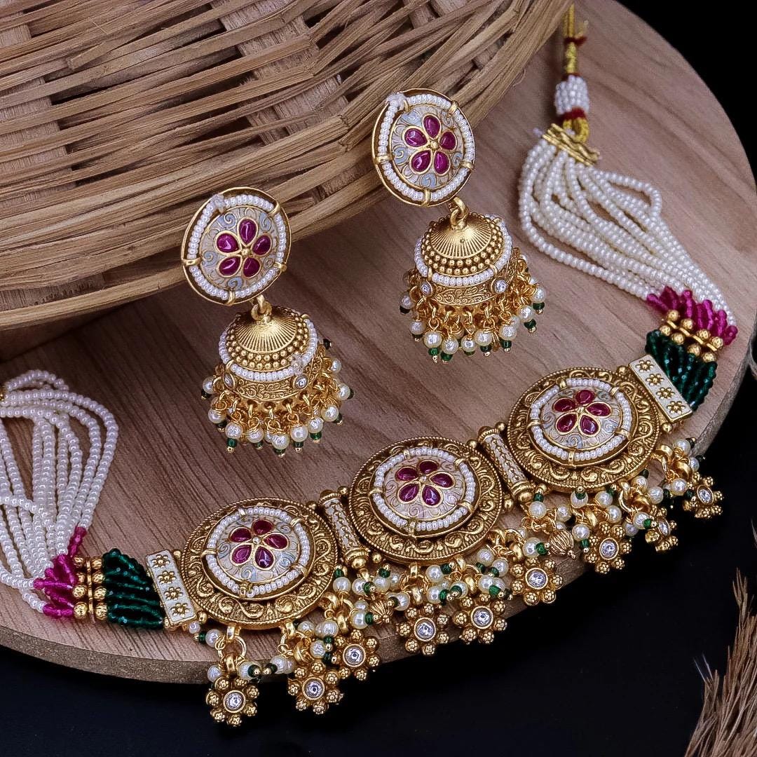 Premium quality Rajwadi chokar set