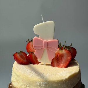 Birthday Candle, Number 1 Candle,  Number 1 Candle, Beeswax Birthday Candle, Soy Birthday Candle, Birthday Cake Candle