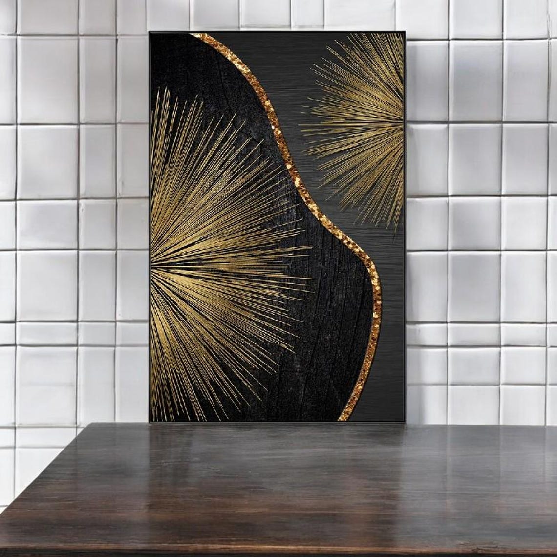 Curated visual reference: Picture Idea: Modern Abstract Wood Texture Canvas Wall Art Set Nature Inspired