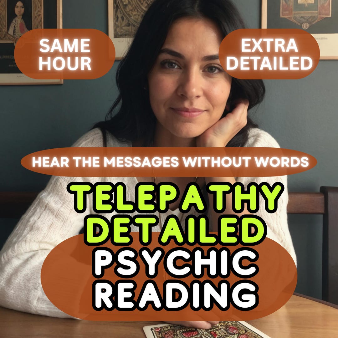 Accurate Telepathy Reading: Same Hour Psychic Mind Reading - Etsy