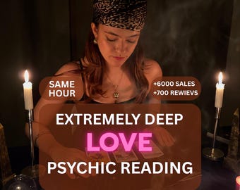 In der Tiefe Liebe Psychic Reading, Same Hour Genaue Liebe Reading, Beziehung Anleitung, Liebe Tarot Reading