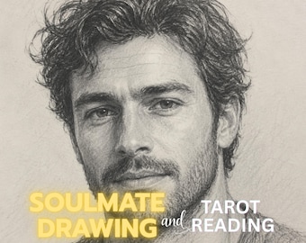 Psychic Soulmate Drawing & Tarot Reading: Draw My Soulmate, Future Husband Sketch No Ai