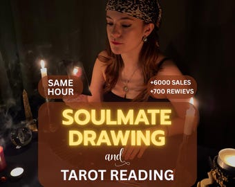 Psychic Soulmate Drawing & Tarot Reading: Draw My Soulmate, Future Husband Sketch No Ai