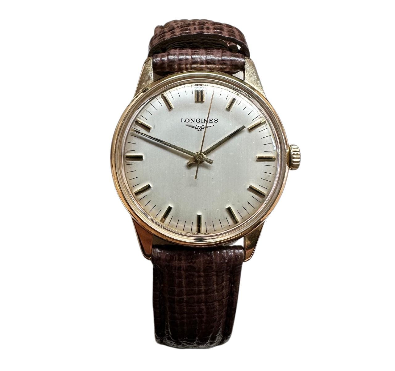Longines Gents 9ct Gold Manual Wind Watch - 1975