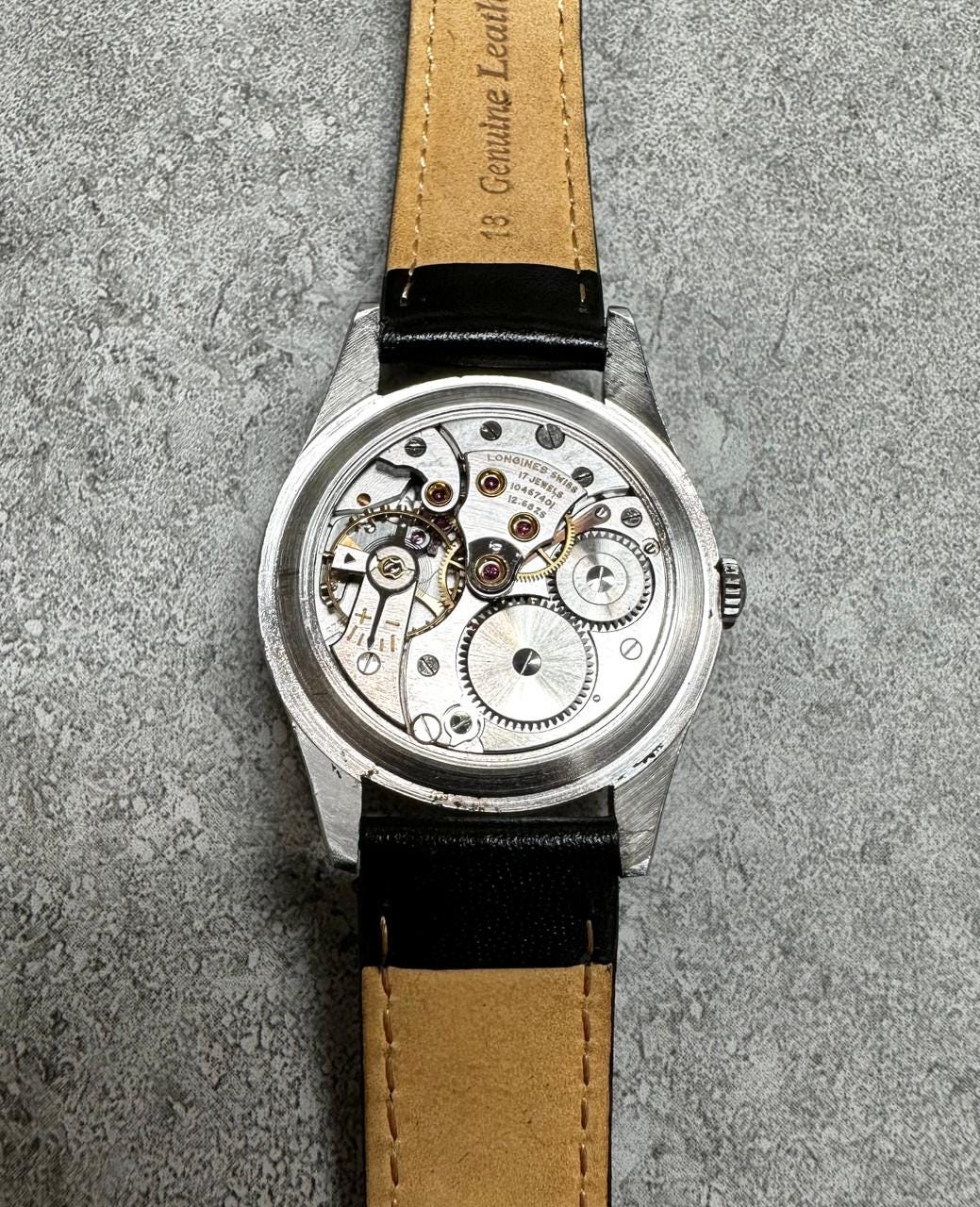 Vintage Longines Gents Mechanical Watch - 1957 - Silver Dial - Etsy