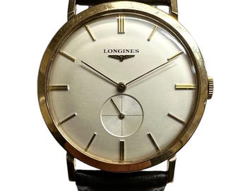 Longines 9ct Gold Manual Wind Watch - 1959