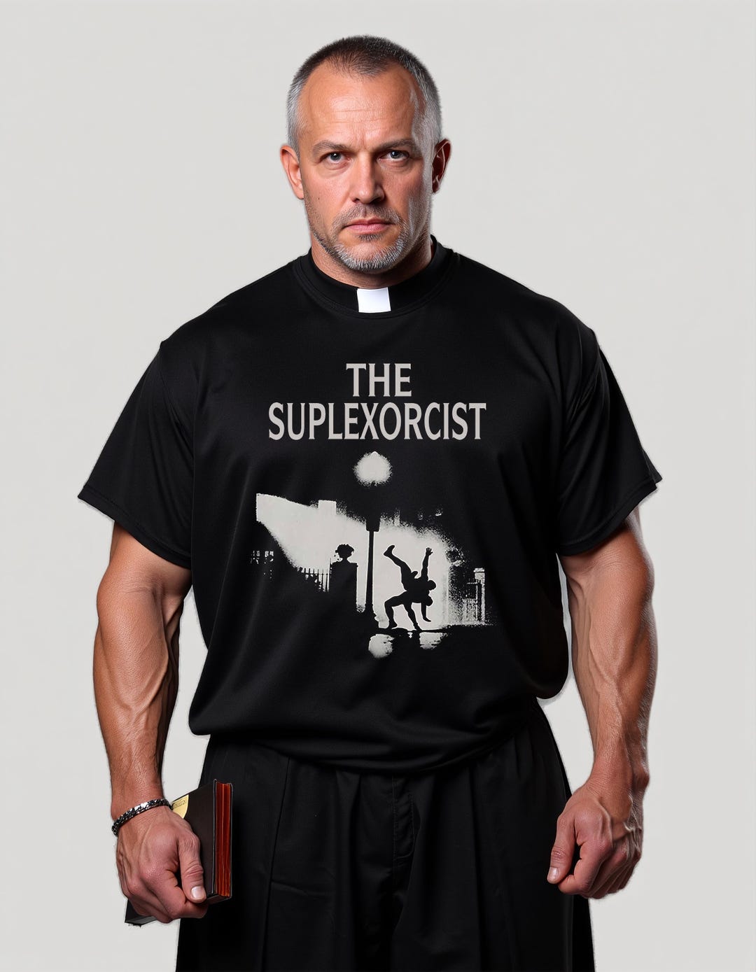 MMA BJJ Wrestling Funny T-shirt | Retro Movie Shirt | Suplexorcist