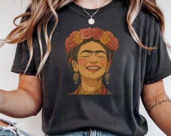 Frida Khalo shirt | Frida khalo t shirt|mexican culture shirt|frida kalo |frida khalo gifts| Empowerment Tee|Feminist shirt| Frida Fan Tee
