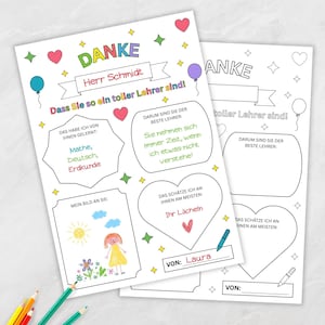 Personalized gifts for primary school teachers, personalized farewell gifts for teachers, farewell gifts, thank you teachers, download