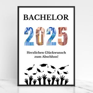 Cadeau d’argent de célibataire | Licence 2025 | Cadeau de célibataire | Idée cadeau de dernière minute pour célibataire | Remise des diplômes en cadeau financier | Télécharger | PDF