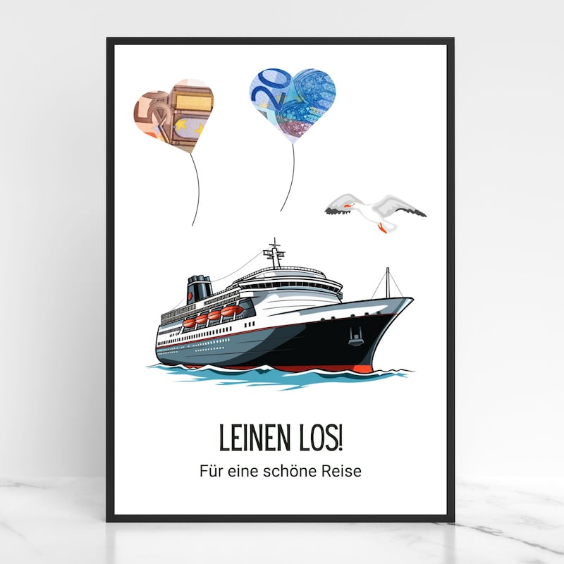 Geldgeschenk kreuzfahrt Etsy.de