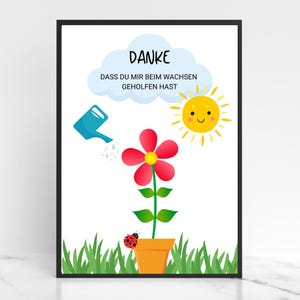 Gifts for kindergarten teachers, farewell gifts for kindergarten teachers, farewell gifts for kindergarten teachers, childminder gifts, thank you, kindergarten, daycare, download PDF JPEG